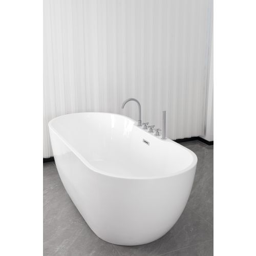 Freistehende Badewanne ARUBA Chrome