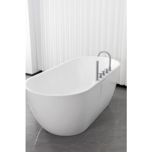 Freistehende Badewanne ARUBA Chrome