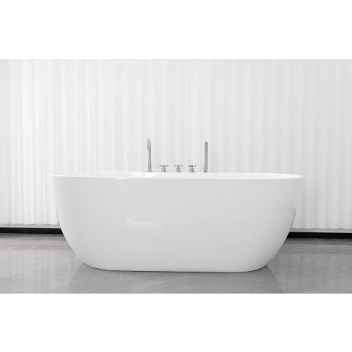 Freistehende Badewanne ARUBA Chrome