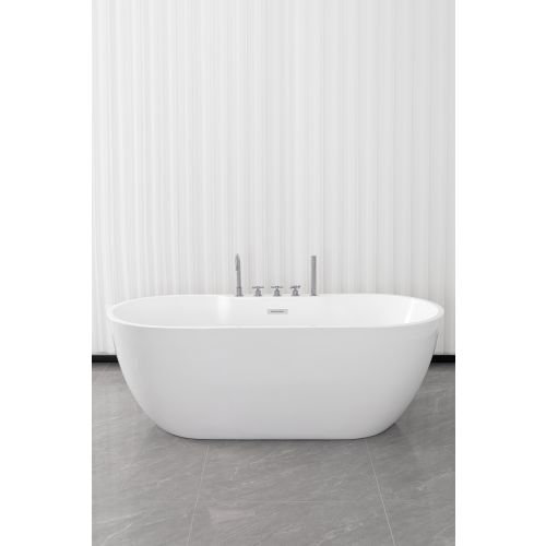 Freistehende Badewanne ARUBA Chrome