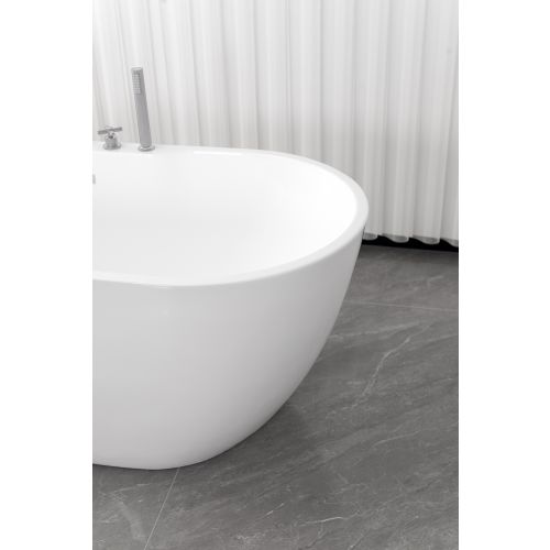 Freistehende Badewanne ARUBA Chrome