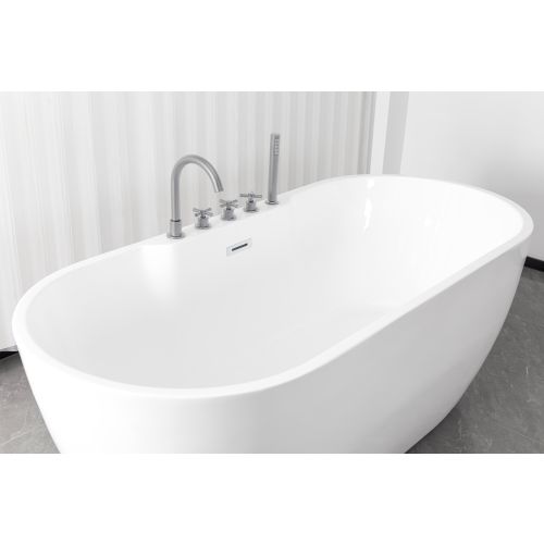 Freistehende Badewanne ARUBA Chrome