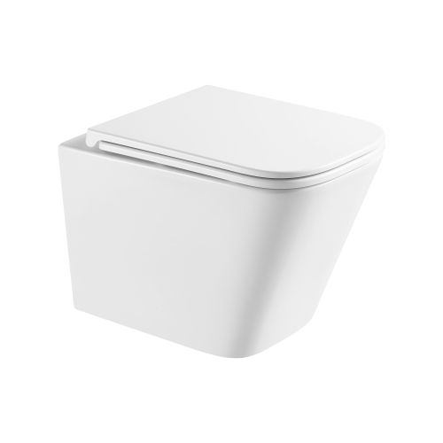 Sanotechnik - WC školjka NOVA bela z mehkim zapiranjem straniščne deske