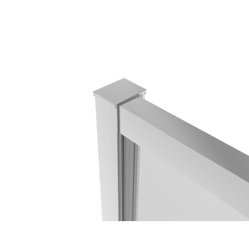 Sanotechnik - Rundduschkabine chrome 90x90x200cm ESG Easy-Clean