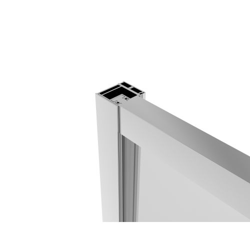 Sanotechnik - Rundduschkabine chrome 100x100x200cm ESG Easy-Clean