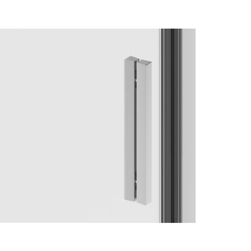 Sanotechnik - Falttür chrome 98-102x200cm 6mm Easy-Clean