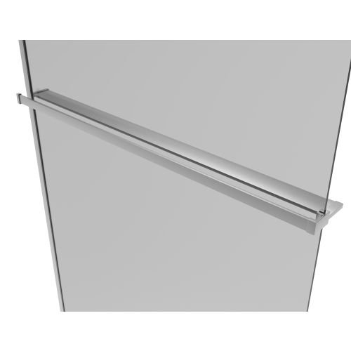 Držač ručnika + polica za WALK IN aluminij 120 cm krom