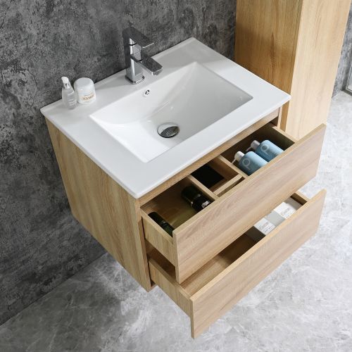 Corbo 60 cm smeđi osnovni ormarić + WT