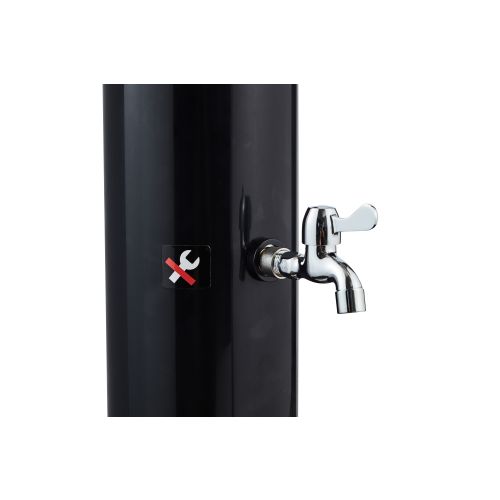 Solardusche schwarz 38L