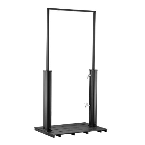 2 fache Solardusche schwarz 40L