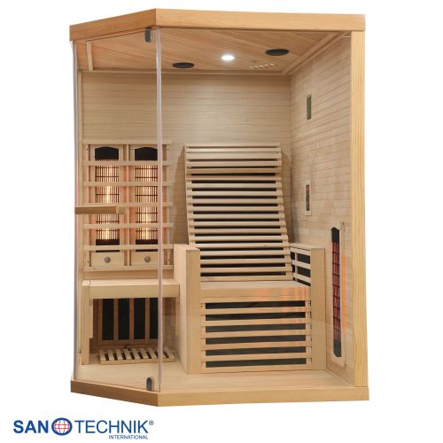 Sanotechnik - CARBON 3 Infrardeča kabina za 2 osebi 150x150x195 cm
