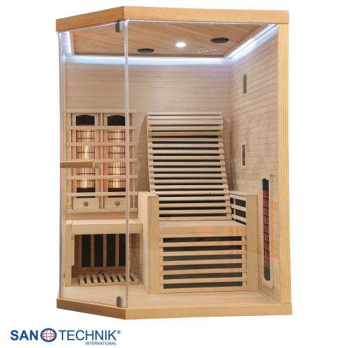 Sanotechnik - CARBON 3 Infrardeča kabina za 2 osebi 150x150x195 cm