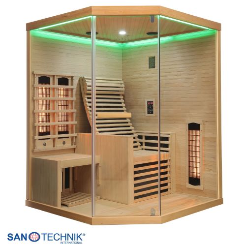 Sanotechnik - CARBON 3 Infrardeča kabina za 2 osebi 150x150x195 cm