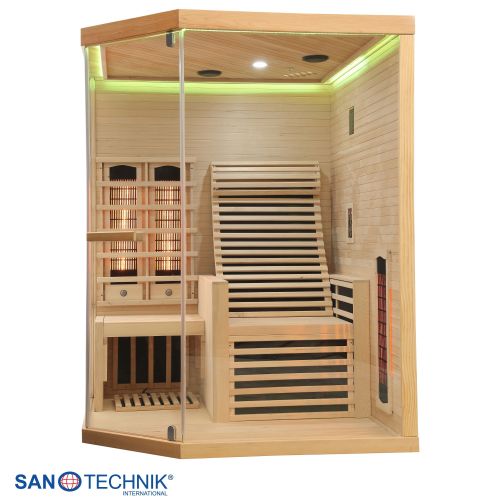Sanotechnik - CARBON 3 Infrardeča kabina za 2 osebi 150x150x195 cm