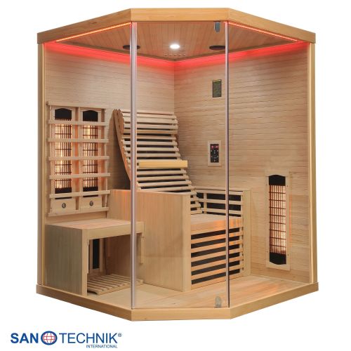Sanotechnik - CARBON 3 Infrardeča kabina za 2 osebi 150x150x195 cm