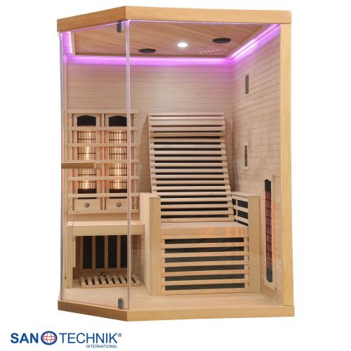 Sanotechnik - CARBON 3 Infrardeča kabina za 2 osebi 150x150x195 cm