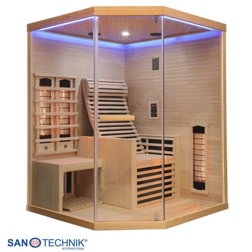 Sanotechnik - CARBON 3 Infrardeča kabina za 2 osebi 150x150x195 cm