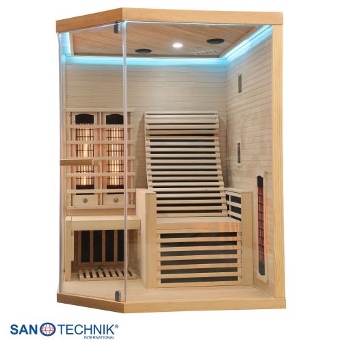Sanotechnik - CARBON 3 Infrardeča kabina za 2 osebi 150x150x195 cm
