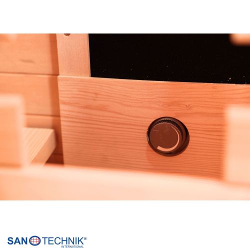 Sanotechnik - OPEN Infrarotkabine für 3 Personen 150x120x200 cm