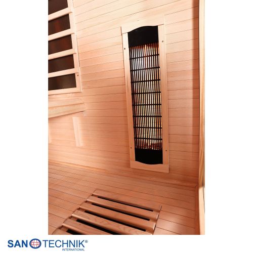 Sanotechnik - OPEN Infrarotkabine für 3 Personen 150x120x200 cm