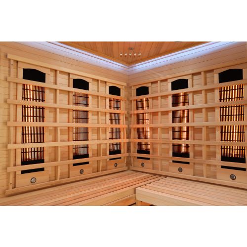 DELUXE Infrarotkabine 3-4 Pers. 150x150x200 cm