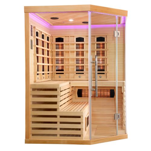 DELUXE Infrarotkabine 3-4 Pers. 150x150x200 cm