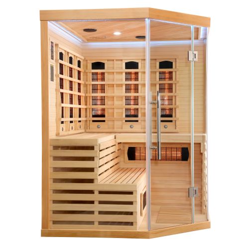DELUXE Infrarotkabine 3-4 Pers. 150x150x200 cm