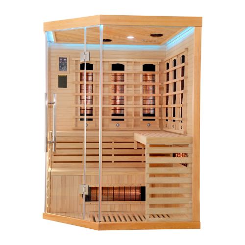 DELUXE Infrarotkabine 3-4 Pers. 150x150x200 cm