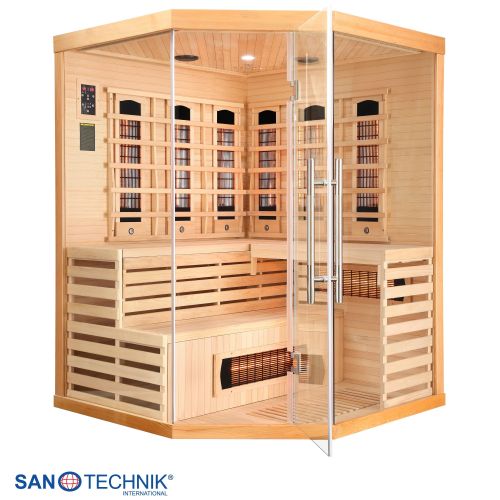 Sanotechnik - DELUXE Infrardeča kabina za 3–4 osebe 150×150×200 cm