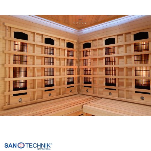 Sanotechnik - DELUXE Infrardeča kabina za 3–4 osebe 150×150×200 cm