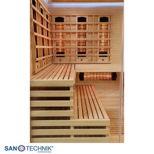 Sanotechnik - DELUXE Infrardeča kabina za 3–4 osebe 150×150×200 cm
