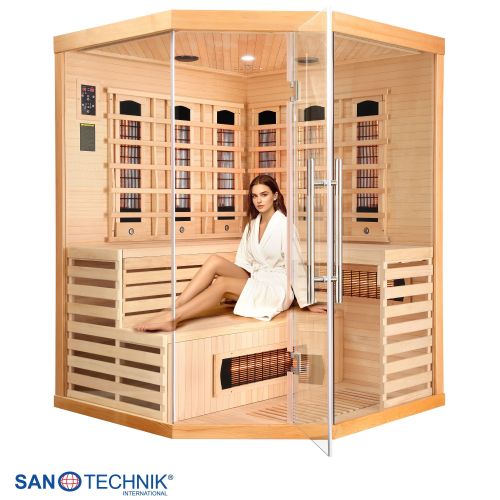 Sanotechnik - DELUXE Infrardeča kabina za 3–4 osebe 150×150×200 cm