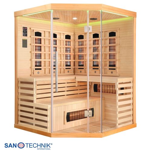 Sanotechnik - DELUXE Infrardeča kabina za 3–4 osebe 150×150×200 cm