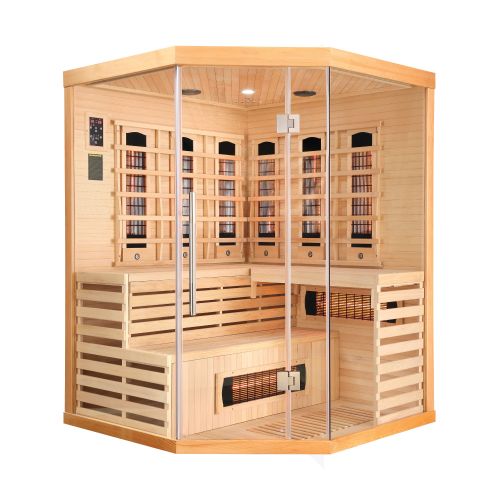 Sanotechnik - DELUXE Infrarotkabine für 3-4 Personen 150x150x200 cm