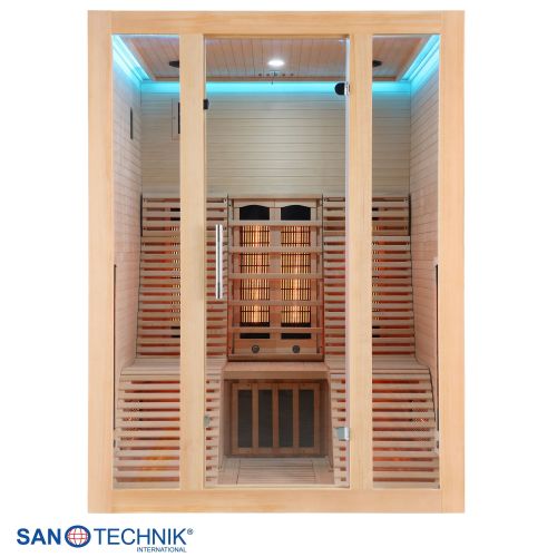 Sanotechnik - OSLO Infrarotkabine für 2 Personen 150x150x200 cm