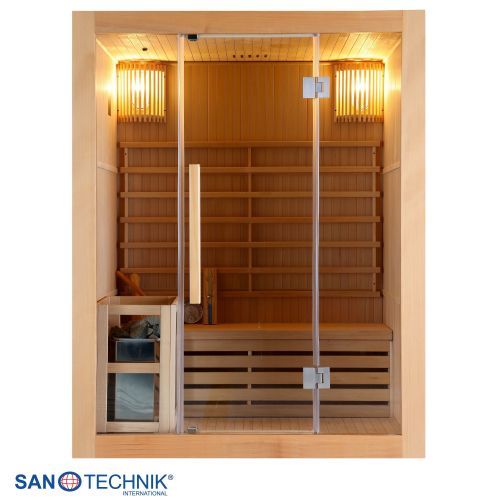 Sanotechnik - RIGA savna za 3 osebe 150x120x190 cm