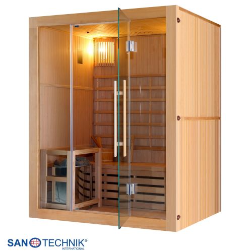 Sanotechnik - RIGA savna za 3 osebe 150x120x190 cm