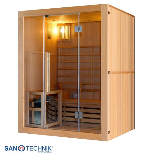 Sanotechnik - RIGA savna za 3 osebe 150x120x190 cm