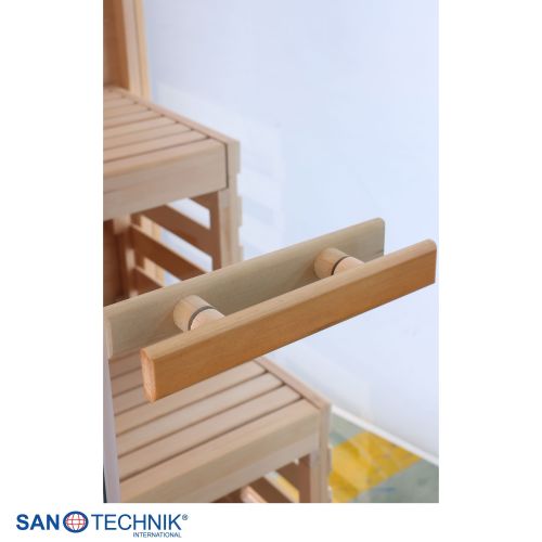 Sanotechnik - PANORAMA Sauna für 2 Personen 130x120x200 cm