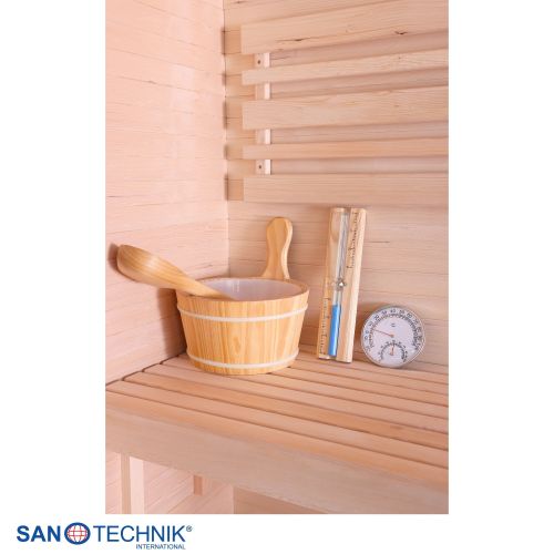 Sanotechnik - PANORAMA Sauna für 2 Personen 130x120x200 cm
