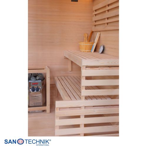 Sanotechnik - PANORAMA Sauna für 2 Personen 130x120x200 cm