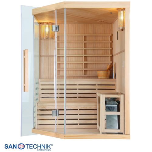 Sanotechnik - TALLINN savna za 3 osebe 150x150x200 cm