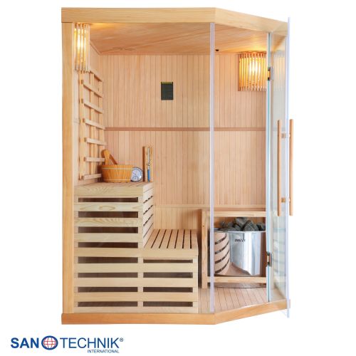 Sanotechnik - TALLINN savna za 3 osebe 150x150x200 cm
