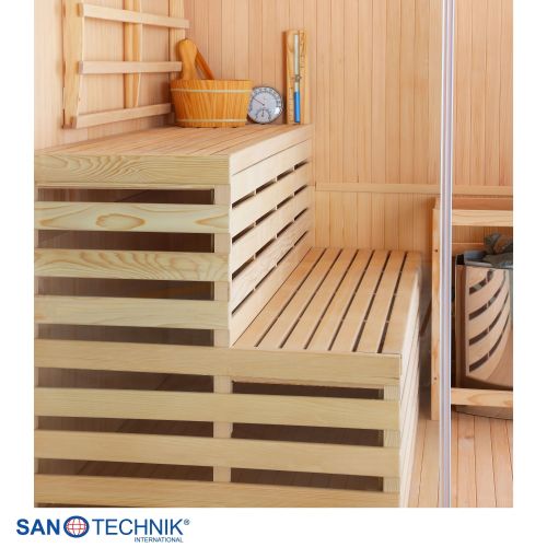 Sanotechnik - TALLINN savna za 3 osebe 150x150x200 cm