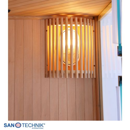Sanotechnik - TALLINN savna za 3 osebe 150x150x200 cm