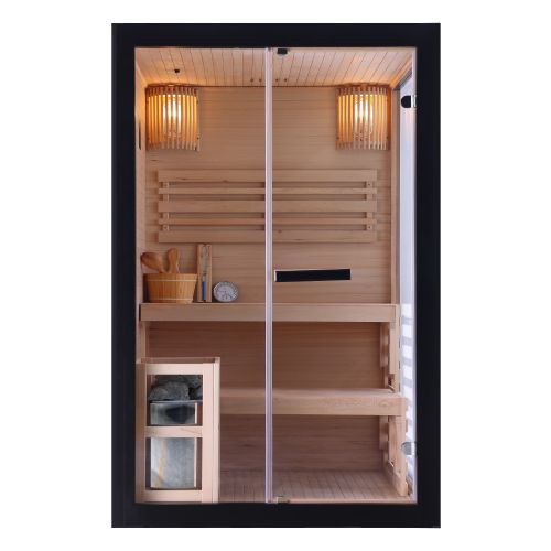 PANORAMA BLACK Sauna 2 Personen