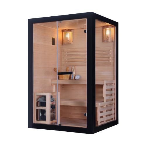 PANORAMA BLACK Sauna 2 Personen