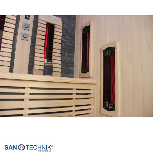 Sanotechnik - KIRUNA infrardeča kabina za 3–4 osebe 160x160x210 cm
