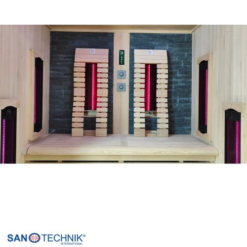 Sanotechnik - KIRUNA infrardeča kabina za 3–4 osebe 160x160x210 cm
