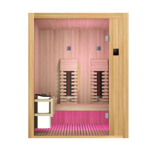 Sanotechnik - ALASKA savna + infrardeča kabina za 2 osebi 160x110x200 cm